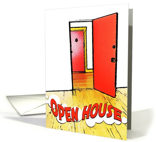 open house : comic doorway card (738195)