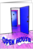 open house : comic doorway card