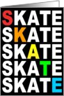 skate type stacks card
