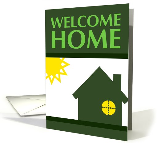 welcome home from military service party invitations : indie home card