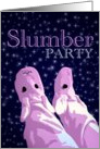 slumber party invitations card