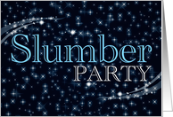 slumber party invitations : starshine card