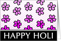 HAPPY HOLI : festival of color and spring card