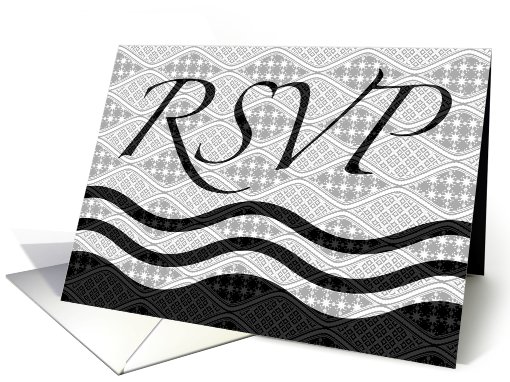 RSVP : patterns card (757969)
