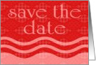 save the date : patterns card