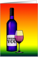 thank you : wine...
