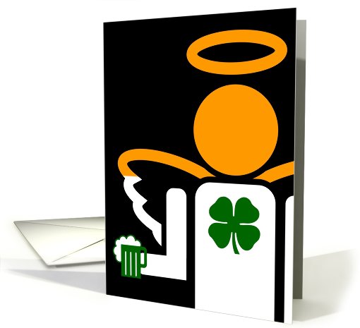 St Patrick's Day, irish angel card (758541)