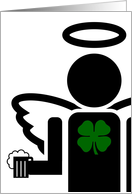irish angel card