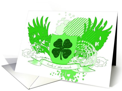 luck o' the irish : saint patrick's day card (761368)