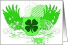 luck o’ the irish : saint patrick’s day card