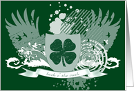 luck o’ the irish card