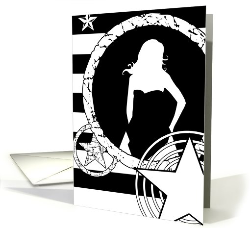 punkstar bridal shower invitations card (761886)