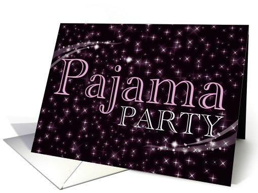 bachelorette pj party invitations card (765689)