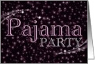 bachelorette pj party invitations card