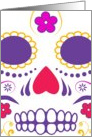 sugar skull : dia de los muertos invitations card