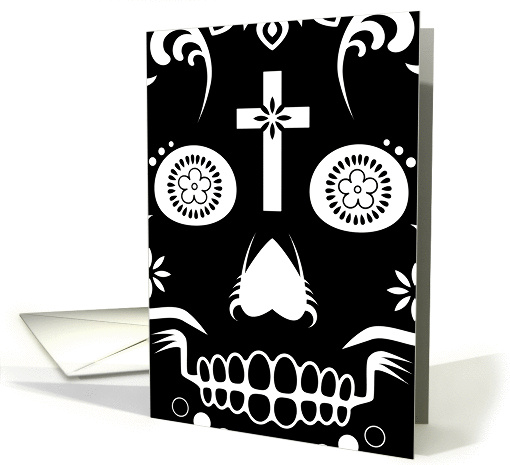 sugar skull card (779608)