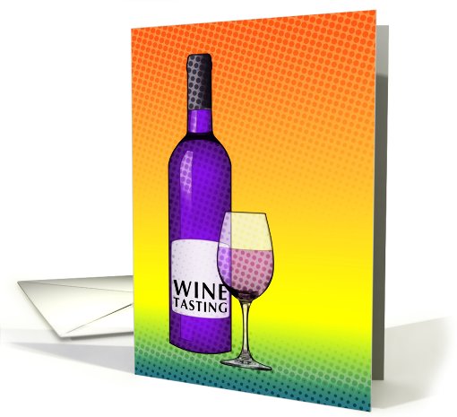 wine tasting party invitation card (785212)