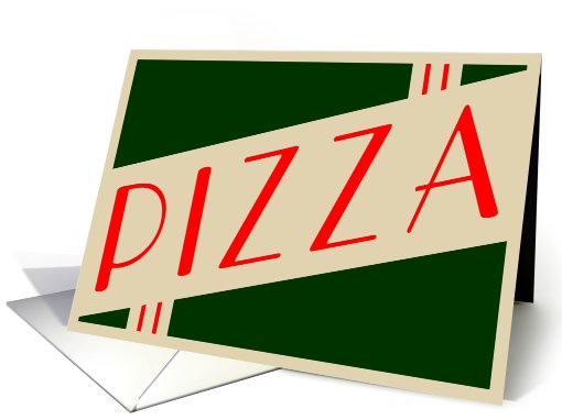 pizza party invitation card (786081)