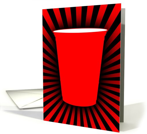 party cup invitation card (796517)