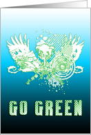 go green : hi-fi tree card