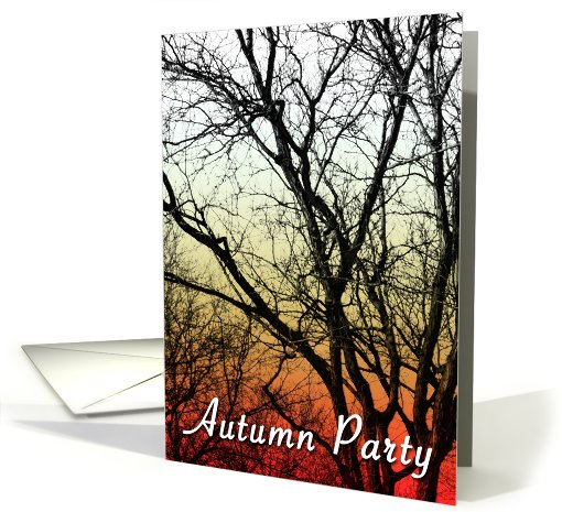 Autumn Party card (824015)