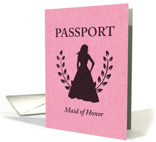 Maid of Honor Passport card (856593)