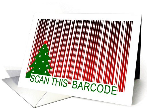 Merry Xmas Barcode
 card (879265)