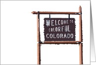 welcome to colorful colorado moving announcement card