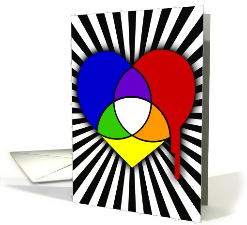 color chart heart : i love you, happy anniversary card (897608)