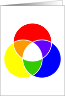 color chart : venn diagram card