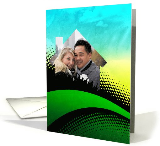 we've moved graphic design photo card (899121)