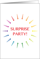 surprise party invitation card