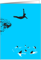 swan dive card