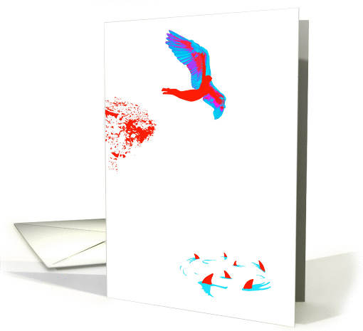 swan dive encouragement card (901557)