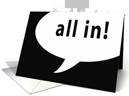 all in! comic speech bubble invitation card (904379)