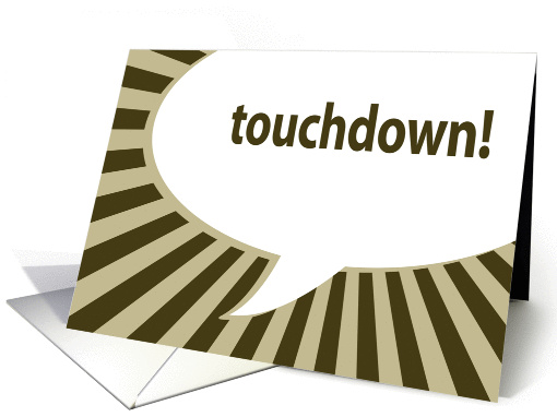 touchdown! : superbowl party invitations card (904785)