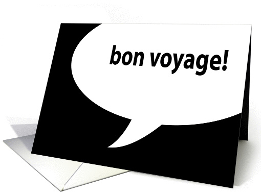 bon voyage! (blank inside) card (904891)
