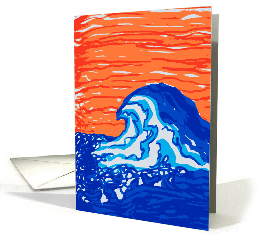 marker wave (blank cards) card (907243)