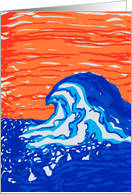 marker wave (blank cards) card