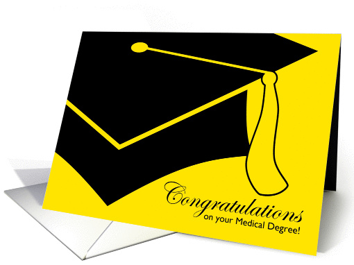 congratulations on your medical degree card (929475)