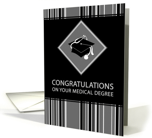 congratulations on getting your medical degree card (929531)