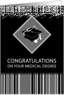 congratulations on getting your medical degree card
