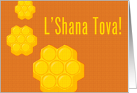 L’Shana Tova! : honeycombs card