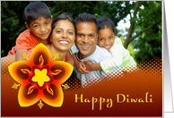 happy diwali : photo card