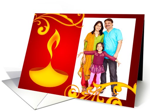 diwali greetings : photo card (958369)