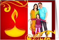 diwali greetings : photo card