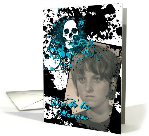 dia de los muertos celebration invitation : photo card (958897)