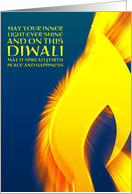 diwali inspirational inner light burst card