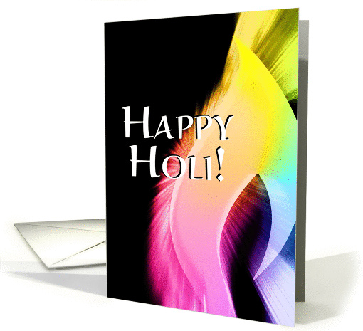 happy holi : festival of color bonfire card (960519)
