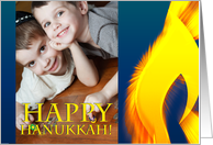 happy hanukkah photo card